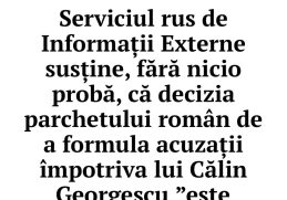 Fotografie a unui articol de pe PressHub cu titlul despre influența serviciului rus de informații asupra justiției românești.