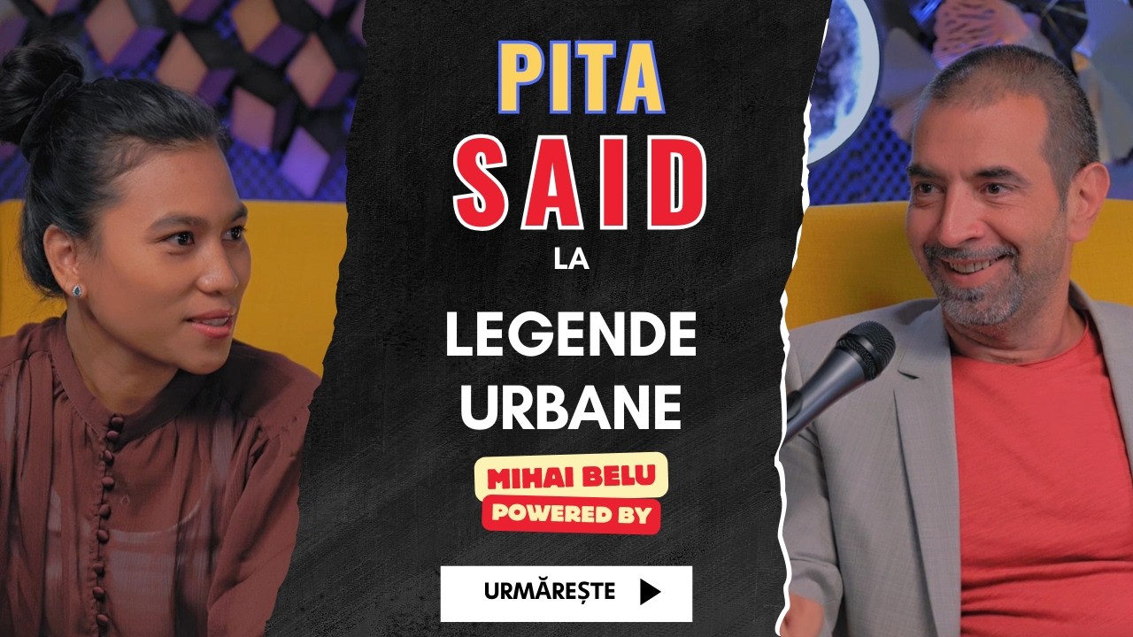 Pita Said și Mihai Belu în podcastul „Legende Urbane”, discutând despre adaptare culturală și succesul viral în România.