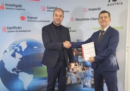 onducerea UNIFARM și TUV Austria România la ceremonia de certificare ISO 37001:2016