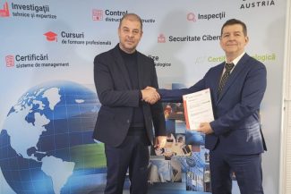 onducerea UNIFARM și TUV Austria România la ceremonia de certificare ISO 37001:2016