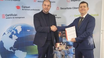 onducerea UNIFARM și TUV Austria România la ceremonia de certificare ISO 37001:2016