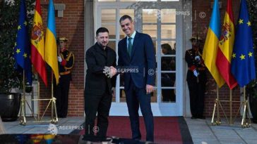 Volodimir Zelenski va vizita miercuri Spania și se va întâlni cu premierul Pedro Sanchez