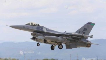 MApN: Dronă în proximitatea spațiului aerian național; au fost ridicate de la sol două avioane F-16