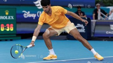 Tenis: Carlos Alcaraz, învins de Sebastian Korda, în turul al treilea la Miami (ATP)