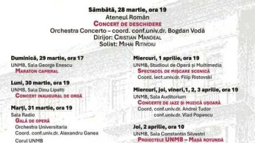 Orchestra ''Concerto'', dirijor Cristian Mandeal, deschide sâmbătă, la Ateneul Român, Festivalul ''Chei''