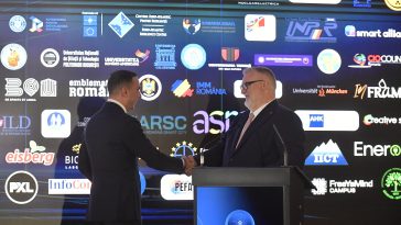 Participanți la Digital Innovation Summit Bucharest 2026 organizat de ICI București la Palatul Parlamentului