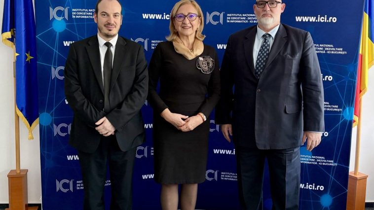 Ambasadoarea Georgiei în România, Tamar Beruchashvili, alături de reprezentanți ICI București și GITA, în cadrul unei întâlniri oficiale pentru consolidarea cooperării în inovare și digitalizare.