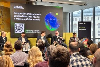 Adrian Victor Vevera la evenimentul NIS 2 Deloitte București