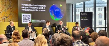 Adrian Victor Vevera la evenimentul NIS 2 Deloitte București