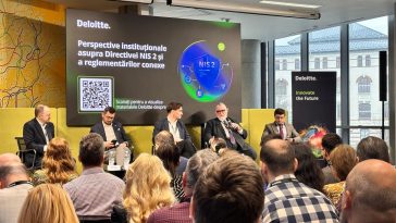 Adrian Victor Vevera la evenimentul NIS 2 Deloitte București