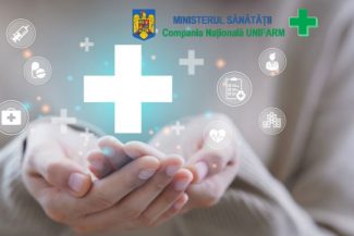 Ministerul Sănătății și Compania Națională UNIFARM – concept vizual despre siguranța sistemului medical și accesul la medicamente esențiale