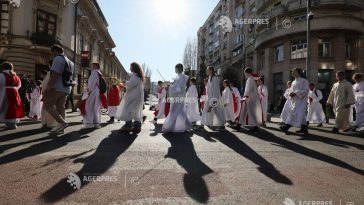 Brigada Rutieră: Restricții de circulație în Capitală cu ocazia procesiunii de Floriile catolice