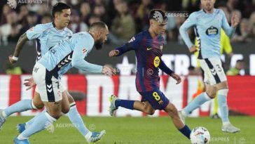 Fotbal: FC Barcelona, învingătoare în meciul cu Celta Vigo (1-0), tot mai aproape de titlul de campioană a Spaniei
