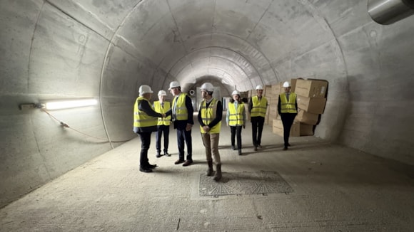 Vicepreședintele BEI a vizitat șantierul autostrăzii A1, de lângă Curtea de Argeș