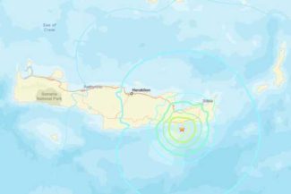 Grecia/ Cutremur cu magnitudinea 5,8 în largul Cretei