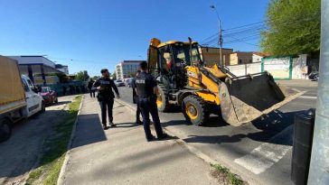 VIDEO MApN: Fragmentele dronei rusești vor fi preluate și distruse de specialiști în condiții controlate