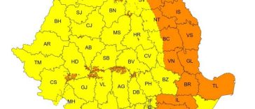 Avertizări Cod galben și Cod portocaliu de intensificări ale vântului, până luni la ora 2:00
