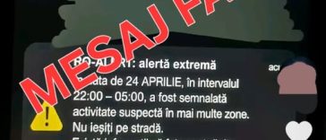 MAI: Mesaj fals RO-ALERT pus în circulație pe rețelele de socializare, cu scopul de a crea panică populației