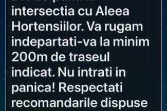 VIDEO Galați: A început deplasarea dronei cu încărcătura explozivă; 535 de persoane evacuate (IGSU)