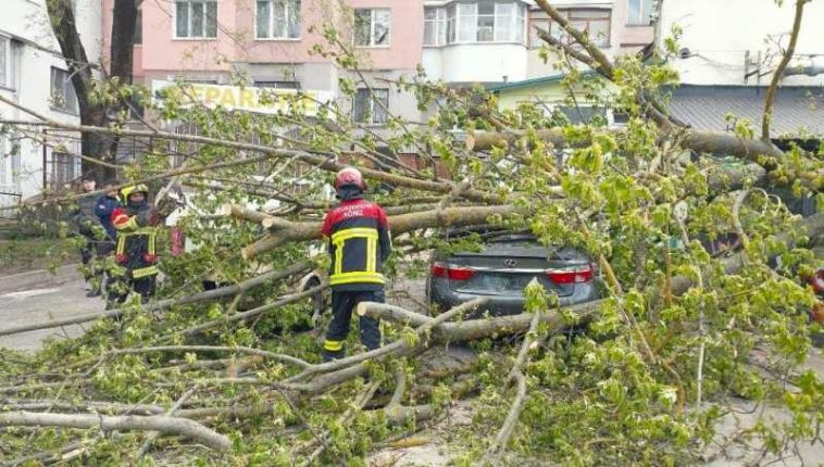 IGSU: Probleme în 72 de localități din 18 județe și în București din cauza vântului puternic; o persoană a murit