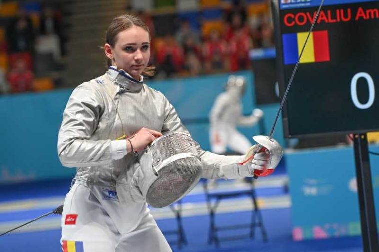 Scrimă: Amalia Covaliu, clasată pe locul 6 în proba de sabie la Europenele Under-23