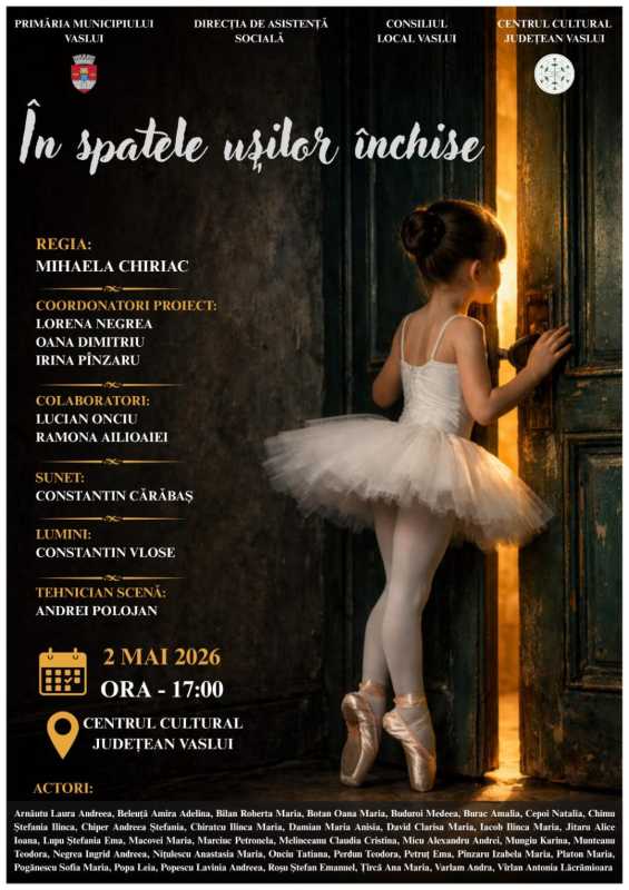 Vaslui: Piesă de teatru anti-bullying, pusă în scenă de elevi; premiera va avea loc în 2 mai