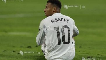 Fotbal: Real Madrid a confirmat că Mbappe este accidentat la coapsa stângă
