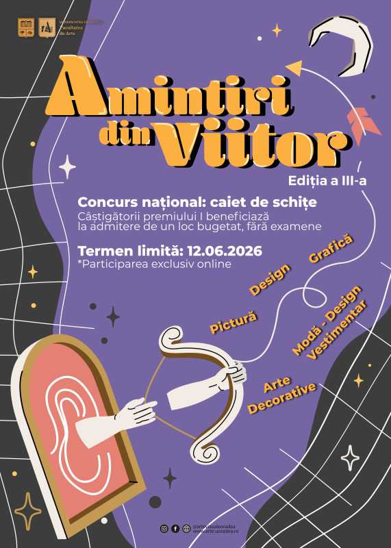 Bihor: Concurs național de arte vizuale, la Universitatea din Oradea; premianții locurilor I vor fi admiși direct