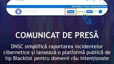 DNSC simplifică modalitatea de raportare a incidentelor cibernetice