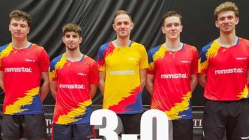 Tenis de masă: Echipa masculină a României a debutat cu o victorie la Mondialele de la Londra