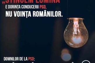 PNL: Moţiunea PSD-AUR „Stingem Lumina” e dorinţa conducerii PSD, nu voinţa românilor. PSD a ales să îngroaşe obrazul