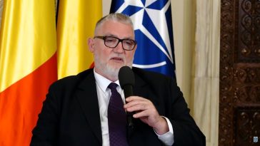 Adrian-Victor Vevera, Director General ICI București, vorbind la DeepTech Romania Forum 2026, Palatul Cotroceni