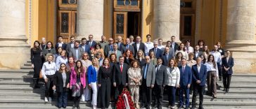 Participanți la conferința NextMed organizată la UMF Carol Davila, eveniment dedicat inovației în sistemul de sănătate din România