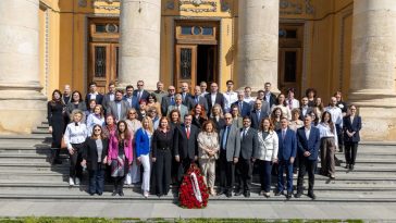 Participanți la conferința NextMed organizată la UMF Carol Davila, eveniment dedicat inovației în sistemul de sănătate din România