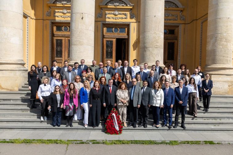 Participanți la conferința NextMed organizată la UMF Carol Davila, eveniment dedicat inovației în sistemul de sănătate din România