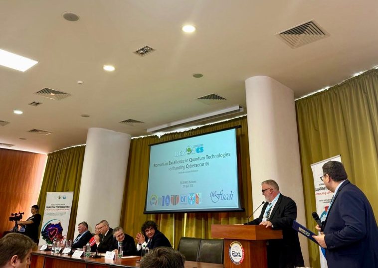 Adrian-Victor Vevera, Director General ICI București, discurs la lansarea proiectului RExQTCS, Universitatea POLITEHNICA București, aprilie 2026