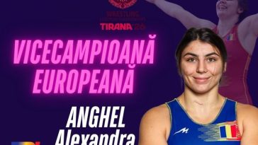Lupte: Alexandra Anghel, vicecampioană europeană la Tirana