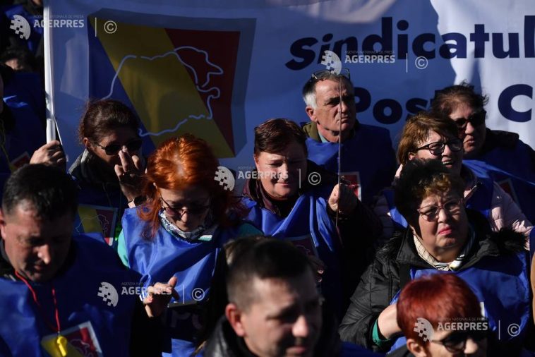 Peste 1000 de sindicaliști din Confederația Meridian au cerut, în Piața Victoriei, demisia Guvernului