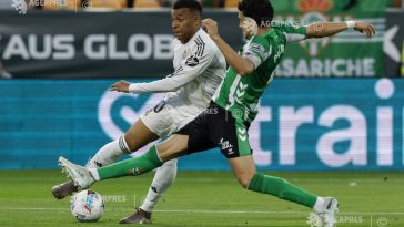Fotbal: Real Madrid, egalată in extremis de Betis în La Liga; Kylian Mbappe, accidentat la ischiogambieri