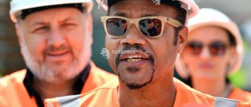 Actorul Cuba Gooding Jr., la șantierul Clinicii de Psihiatrie Pediatrică: Sper să luminez puțin acest proiect