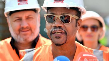 Actorul Cuba Gooding Jr., la șantierul Clinicii de Psihiatrie Pediatrică: Sper să luminez puțin acest proiect
