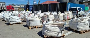 Cantitatea de 165 de tone de deşeuri, găsită în containere care au ajuns în Portul Constanţa/ Deşeurile – cenuşă şi zgură de topitorie, sosite din Algeria