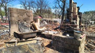 Salvaţi Copiii România anunţă acţiuni urgente de intervenţie umanitară la Soveja, unde mai multe familii şi-au pierdut casele în incendiu/ Organizaţia a oferit bani şi a distribuit pachete de igienă personală şi produse de curăţenie – FOTO