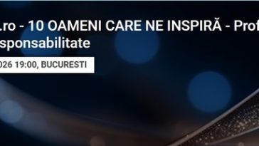 Agenţia de presă News.ro sărbătoreşte zece ani de la lansare prin Gala ”10 OAMENI CARE NE INSPIRĂ – Profesionalism. Impact. Responsabilitate”