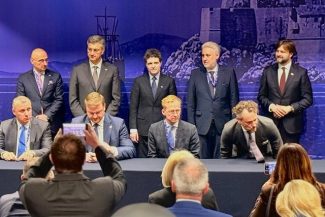 Preşedintele Nicuşor Dan: Memorandum de Înţelegere între Compania Naţională Administraţia Porturilor Maritime Constanţa şi Autoritatea Portului Rijek, semnat în marja Summitului Iniţiativei celor Trei Mări