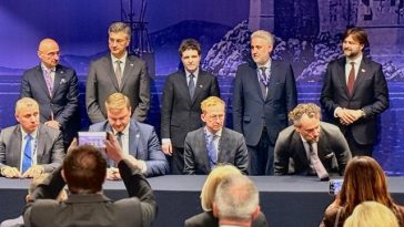 Preşedintele Nicuşor Dan: Memorandum de Înţelegere între Compania Naţională Administraţia Porturilor Maritime Constanţa şi Autoritatea Portului Rijek, semnat în marja Summitului Iniţiativei celor Trei Mări