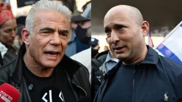 Doi foşti şefi de Guvern, Naftali Bennett şi liderul opoziţiei Yair Lapid, se unesc pentru a-l înfrânge pe Netanyahu în alegerile parlamentare din octombrie. Partidele lor, Yesh Atid şi Bennett 2026, fuzionează, anunţă Lapid