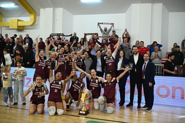 Baschet feminin: Rapid Bucureşti, a treia victorie cu CSM Târgovişte şi câştigă titlul naţional după 48 de ani