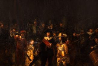 Replică a copodoperei „Rondul de noapte” de Rembrandt, în licitaţie la Bucureşti de la 100 de euro