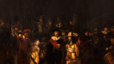 Replică a copodoperei „Rondul de noapte” de Rembrandt, în licitaţie la Bucureşti de la 100 de euro